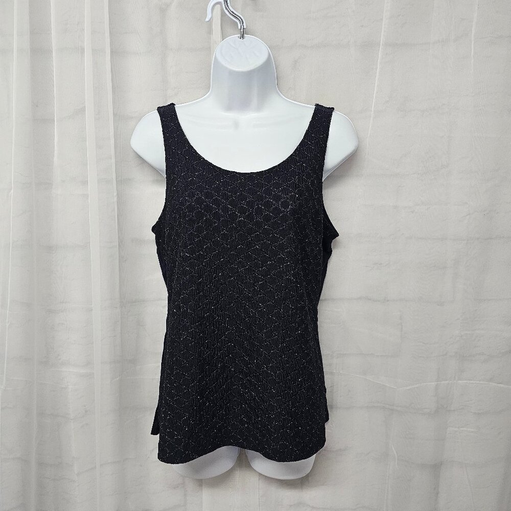 The Limited Y2K Tank Top Navy Blue Metallic Fairy Goth Boho S